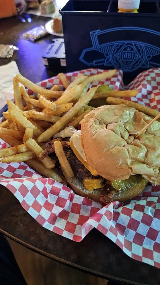 Jalapeño Burger and Beer Batter Fries